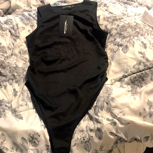 Prettylittlething Black maternity bodysuit - Picture 1 of 1